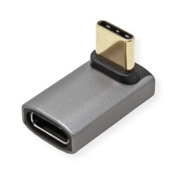 ПРЕХОДНИК USB4 Type-C ъглов - 90°, M/F ROLINE ПРЕХОДНИК USB4 Type-C ъглов - 90°, M/F ROLINE