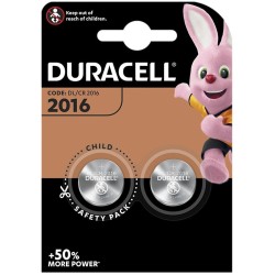 БАТЕРИИ DURACELL CR2016 COIN 3V 2бр.