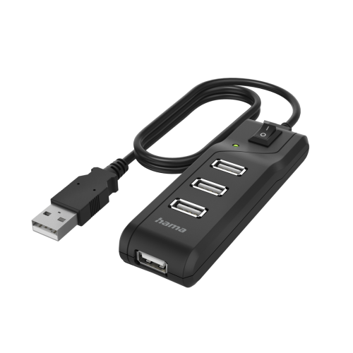 USB хъб, 4 порта, HAMA-200118 USB хъб, 4 порта, HAMA-200118