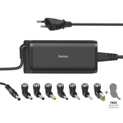 HAMA Universal Laptop Power Adapter, AC, 15/19V, 90W, 200003