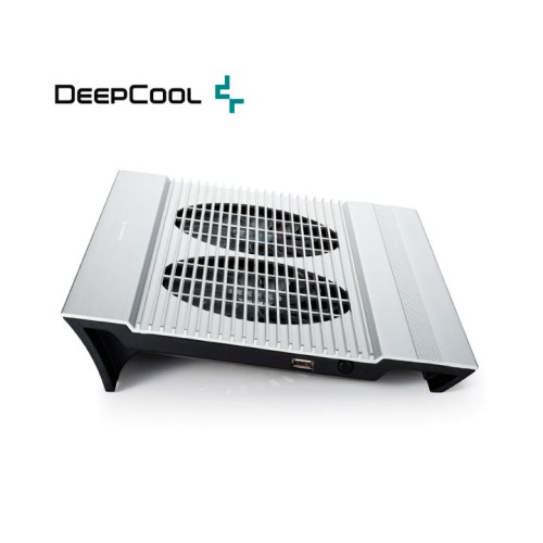 DeepCool Notebook Cooler N8 17" - Aluminium - Silver DP-N24N-N8SR DeepCool Notebook Cooler N8 17" - Aluminium - Silver DP-N24N-N8SR