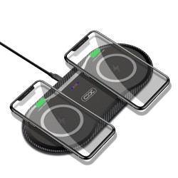 XO Wireless зарядно 20W 2 в 1, XO WX025 /черно/