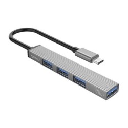 ORICO USB 3.0 4 PORTS TYPE-C HUB AH-13-GY