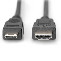 CABLE HDMI (A) - mini HDMI (C) MM 2m DIGITUS