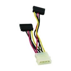 CABLE 1x Molex 2X SATA Power VCOM CE352 0.15m