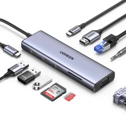 АДАПТЕР UGREEN USB TYPE-C HUB Revodok 10in1