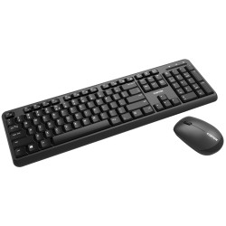 Keyboard and mouse CANYON SET-W20 Wireless black