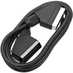 SCART към SCART Кабел – 21-пинов Мъжки към Мъжки (M/M) 3m.