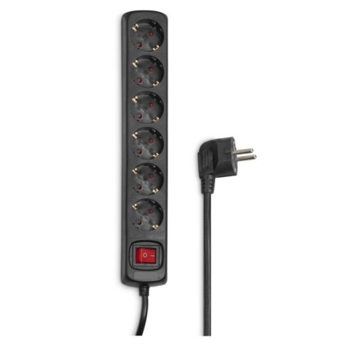 Разклонител със 6 гнезда HAMA, 5м, 137266 Разклонител със 6 гнезда HAMA, 5м, 137266