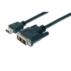 КАБЕЛ DVI M to HDMI M 2m DIGITUS