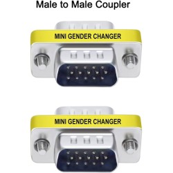 VGA Конектор (Мъжко към Мъжко) – Mini Gender Changer
