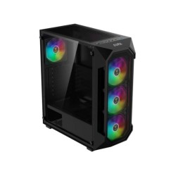 КОМП. КУТИЯ Gamdias AURA GC1 Elite Mesh, RGB, Gl