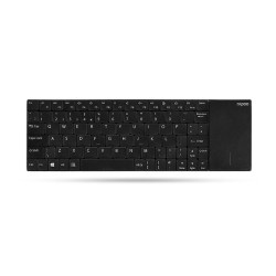 КЛАВИАТУРА RAPOO E2710 TOUCHPAD BLACK WIRELESS