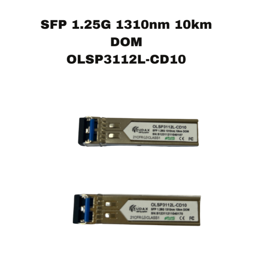 SFP Трансивър Optical Light OLSP3112L-CD10 1.25G | 1310nm | 10km | Dual LC | DDM SFP Трансивър Optical Light OLSP3112L-CD10 1.25G | 1310nm | 10km | Dual LC | DDM