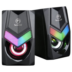 ТОНКОЛОНИ MARVO MARVO-SG-118 Gaming Speakers 2.0 6W Rainbow backlight 