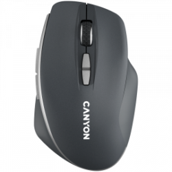 МИШКА CANYON mouse MW-21 BlueLED 7buttons Wireless Dark Grey