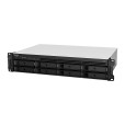 NAS СТОРИДЖ 12-bay Synology NAS Server for  Small and Medium Business( 8 bays on base, expandable to 12 with RX418), redundant PSU, Rackmount RS1221RP+