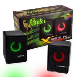 ROXPOWER RAPTOR X-BASS 2.0 Gaming Speakers with Passive Bass Radiator
