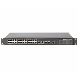 Комутатор Dahua PFS4226-24ET-240, 24FE PoE+2GE SFP(combo), Hi-PoE, Web, 240W