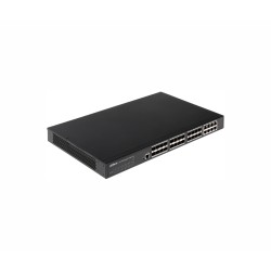 Комутатор Dahua PFS5924-24X, 24xSFP слота, 8xGbE, L2+ управляем
