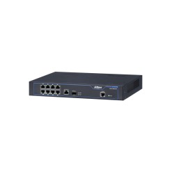 Комутатор Dahua S1000-8TP, 8FE PoE, 1GE, 1xSFP слот, Hi-PoE, 120W