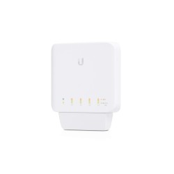 Комутатор Ubiquiti USW-Flex, 5x GbE PoE+, PoE++ in, управляем L2, Indoor/Outdoor