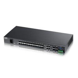 Комутатор ZyXEL MES3500-24F, 24x 100M SFP слота + 4x GbE SFP/RJ45, QoS, ACL, IGM