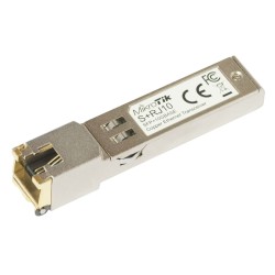 Оптичен модул MikroTik S+RJ10, RJ45 SFP+ 10/100/1000M/2.5G/5G/10G, до 200m