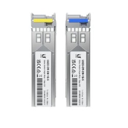 Оптичен модул Ubiquiti UACC-OM-SM-1G-S-2, 1550/1310nm, LX, 3km, DDM, 2 бр.