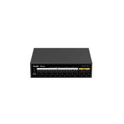 Комутатор Ruijie RG-ES110F-P, 8x10/100M, 2xGbE, PoE/PoE+, неуправляем, настолен