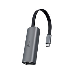 Адаптер за мрежа TP-LINK UE302C, RTL8153, USB 3.0 Type-C, 2.5 GbE порт Адаптер за мрежа TP-LINK UE302C, RTL8153, USB 3.0 Type-C, 2.5 GbE порт