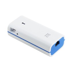 Безжичен мобилен рутер ZTE PW50, 3G/LTE поддръжка, N150, 4400 mAh акумулаторна б