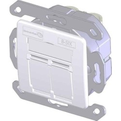 Вложка Brand-Rex Cat6, екранирана, 2 порта, за EU розетка
