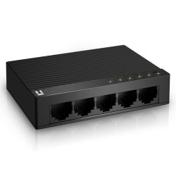 Комутатор Stonet ST3105C, 5x 10/100M, неуправляем, настолен, заключване