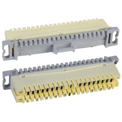 Модул BrandRex 10 pair disconnection block, white, PBT