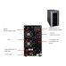 UPS AEG Protect C. 3000VA/ 2700W, Online, Tower ТЗИ, 5 / 12 min, LCD 