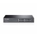 Комутатор TP-LINK TL-SG1016D, 16х 10/100/1000M RJ45 порта, метален, за шкаф 
