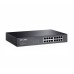 Комутатор TP-LINK TL-SG1016D, 16х 10/100/1000M RJ45 порта, метален, за шкаф 
