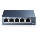Комутатор TP-Link TL-SG105, 5-port Gbit, QoS, IGMP snooping, настолен, метален 