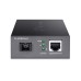 Конвертор TP-LINK  TL-FC311A-2, 1GbE RJ45 към Gigabit SM SC, Rx1310/ Tx1550nm 