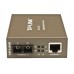Конвертор TP-LINK MC210CS, 1000Mbps RJ45 към 1000Mbps SM SC влакно,15km 