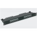 Пач панел Brand-Rex, 16 порта, cat.5e, екраниран, 1U 110 IDC, черен 