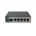 Рутер MikroTik RB760iGS, hEX S, 880MHz, 256MB, 5xGE, 1xSFP, PoE, USB 2.0 