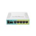 Рутер MikroTik RB960PGS, hEX PoE, 800MHz, 128MB, 5xGE, 1xSFP, RouterOS L4, PoE+ 
