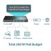 Комутатор TP-LINK TL-SL1226P, 24 10/100портa PoE+,2xGbE ,2 SFP combo ,неупр. 