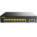 Комутатор Stonet P110C, 8x PoE FE + 2x FE, неуправляем, 100W 