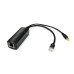 PoE сплитер Stonet PS1, 1x FE PoE 48V port, 12V/1.2A DC output, 14W 