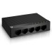 Комутатор Stonet ST3105C, 5x 10/100M, неуправляем, настолен, заключване 
