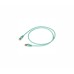Пач кабел 3M VOL-6ASFL-L0.5T, RJ45, S/FTP, CAT6a, 0,5м, тюркоаз 