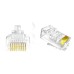 Конектор Hikvision DS-1M5EUA-30U, Cat 5e, UTP, 30U позлатени контакти, 100 бр. 